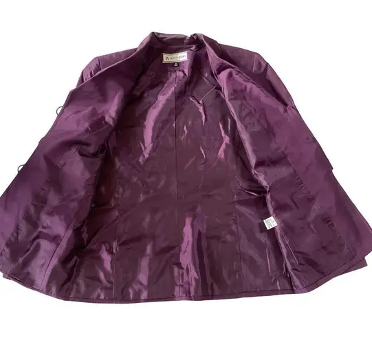 Travis Ayers Silk Blazer Set Gray Size 8