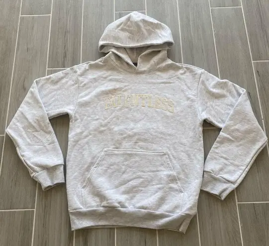 Talentless NEW  COLLEGIATE HEATHER GREY HOODIE SZ MEDIUM