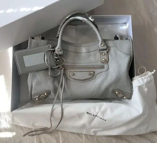 Balenciaga City Classic Metal Edge Satchel Bag Medium