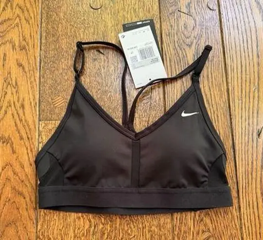 Nike  Dri Fit Indy Sports Bra Light Support Athletic Black CZ4456-010 Size XS