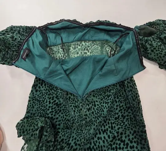 Majorelle Kayleigh Gown in Deep Teal Small