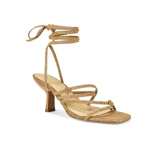 LPA Penny Heel in Natural, size 6.5