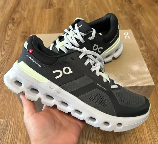 on cloud On cloudrunner black running athletic training lace up shoes sneakers new