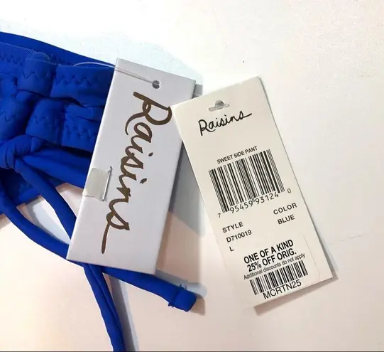 Raisin's Blue Sweet Side Swim Bikini Bottom