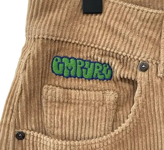 NWT Emprye Women’s Tori 90s Beige Khaki Corduroy Skate Pants 0 Tan