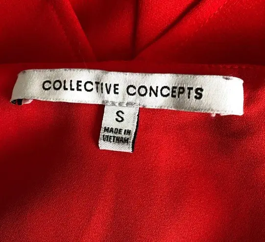 Collective Concepts | Red Ruffle Tiered Dress