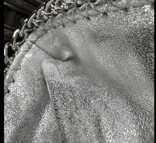 Chelsea28 silver crossbody shoulder clutch wallet bag