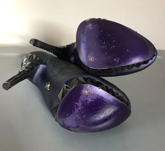 Rachel Roy Black Textured High Heel