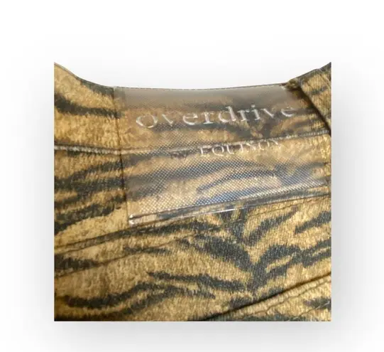 Vintage 90ās: new Overdrive by Equinox ą¼ Luxe Cheetah Print Jean ą¼ Made in Italy Gold Size 10