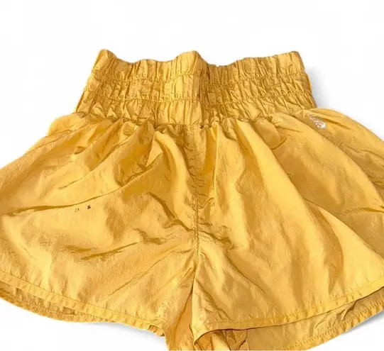 The Way Home Free People Movement Shorts Yellow Size L