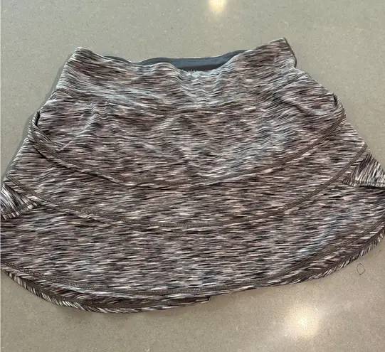 Ideology Women's Active Skort Athletic Skirt Running Tennis Gray Space Dye S