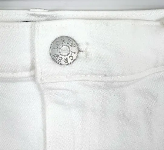 J. Crew Factory White Denim Mini Skirt Size 12 NWT