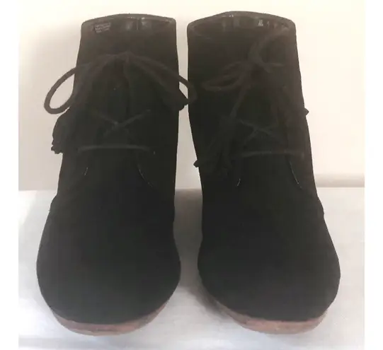 Dr.Scholl’s Dakota Black Faux Suede Ankle Booties