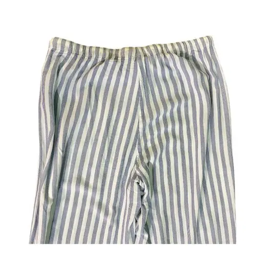 Rails Sleep Lounge Pants Womens Small Petite Blue Striped Rayon Pajama Bottoms