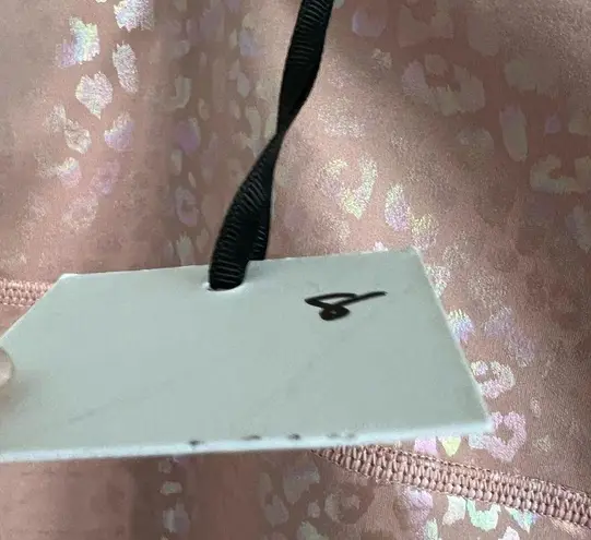 NWT IVL Collective Active Iridescent High Waist Leggings Leopard 8