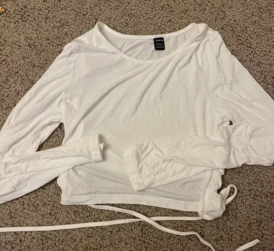 Long sleeve crop top White Size M