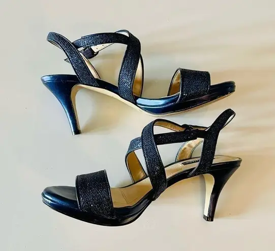 Alex Marie 3/$20 Blue Sparkle Heeled Sandals