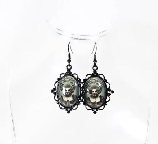 Handmade Gothic Victorian Let Them Eat Cake Marie Antoinette Gothic Victorian Earrings