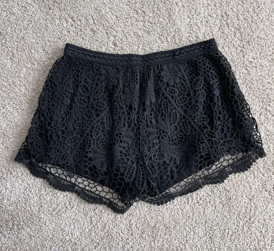 Mossimo Supply Co Black Lace Shorts