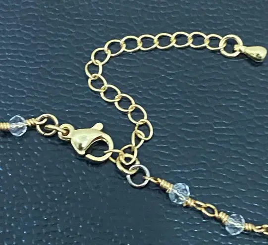 Aura Quartz Faceted Oil Perfume Bottle Pendant Beaded Necklace 20.9g