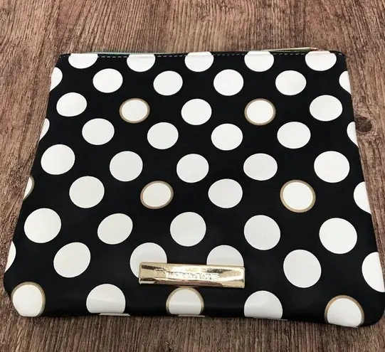 Tartan & Twine Polka Dot Cosmetic Bag Black