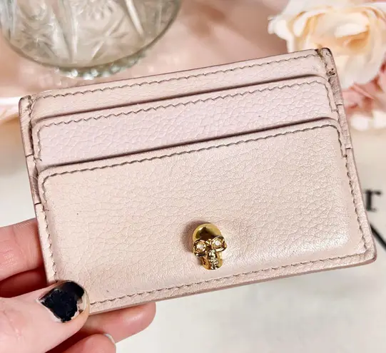 Alexander McQueen Baby Pink Cardholder