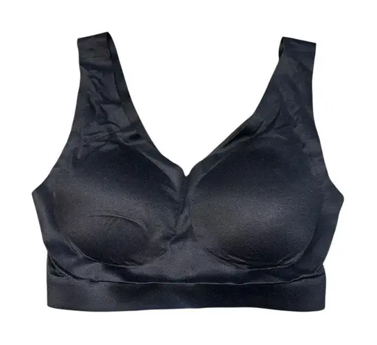 Soma Enbliss Bralette Pullover Sports Bra Black Small Wireless Removable Cups