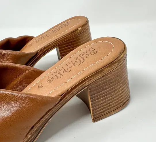 Bella Vita NEW Bella-Vita Chi-Italy Whiskey Leather Buckle Slide Sandal Size 6, MSRP $115