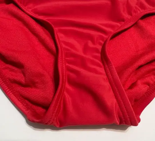 JoyLab Racer Stripe Bikini Bottom Red Black White NWOT M