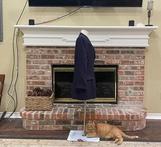 Ellen Tracy Linda Allard for 100% wool plum lightweight peacoat / 10 / NWOT