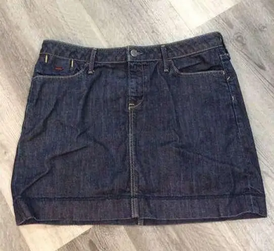 Banana Republic  Size 10 womens jean denim skirt dark wash