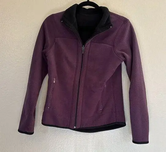 Purple Zip Up Sweatshirt Size M