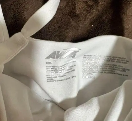 Avia Cream Fitted Crop Camisole