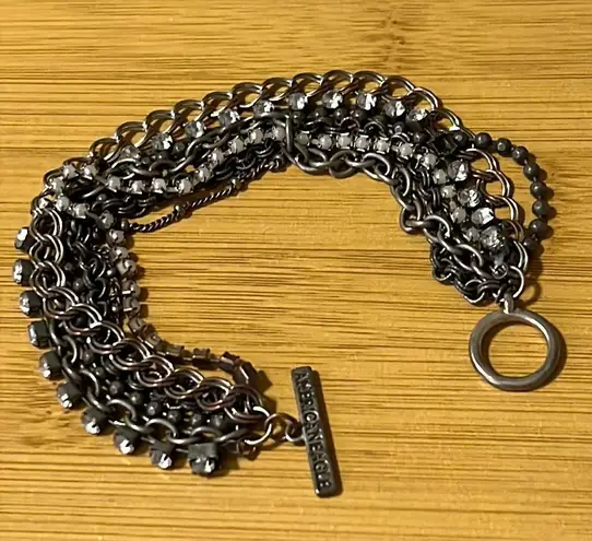 American Eagle Chain Bracelet Live Your Life Rare Find