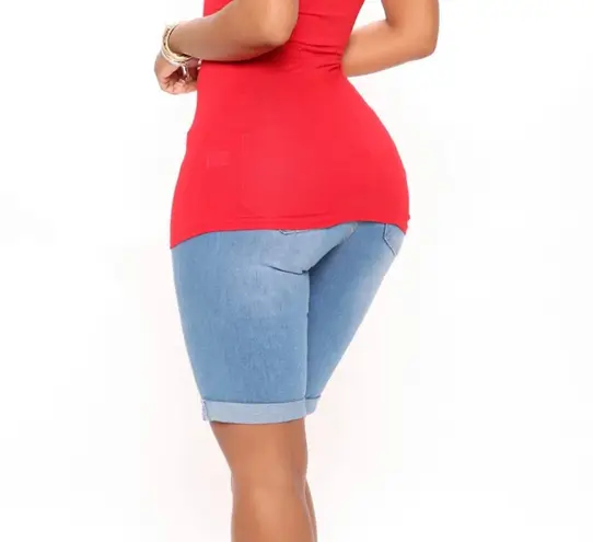 California vintage Medium Blue Wash Bermuda Shorts