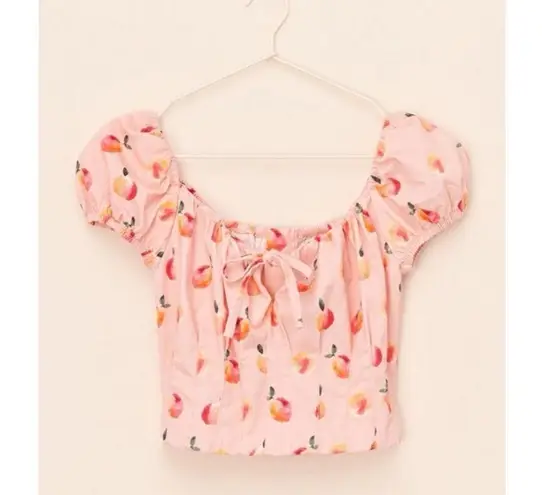 Finders Keepers Tutti Frutti Peaches Crop Top Size 6/M $125