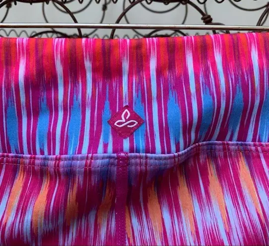 prAna  Roxanne bright festival tie dye Capri pants SMALL