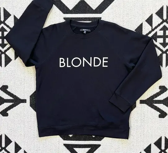 Brunette The Label "BLONDE" Classic Crew
Neck Sweatshirt L/XL