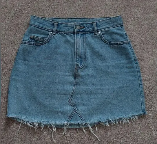 Perfect blue denim skirt M size Size M