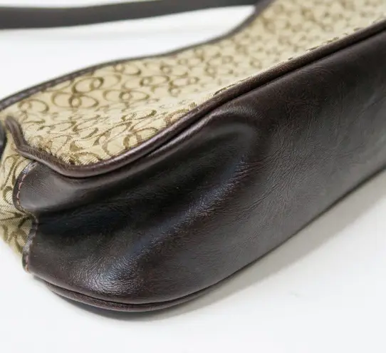 Vintage Y2K Brown Canvas Shoulder Bag