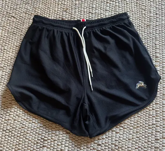 Tracksmith Black Athletic Women Van Cordlandt Grand Mesh Shorts