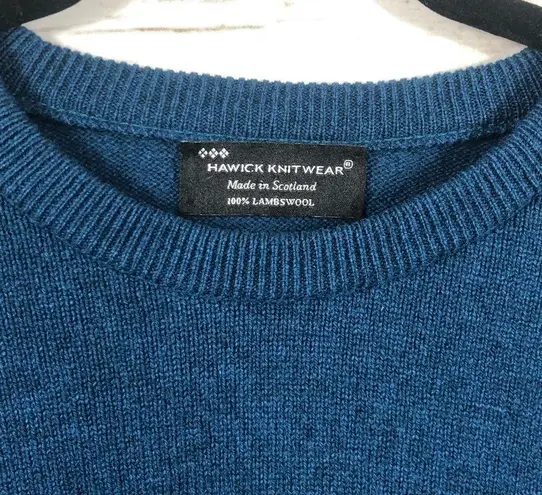 Hawick Knitwear Scotland Vintage Lambswool Sweater Size L