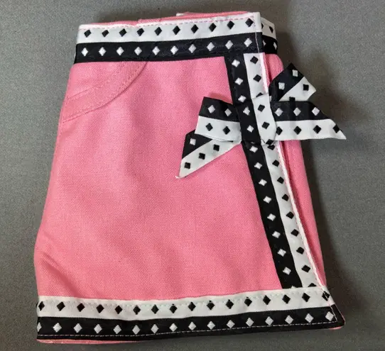 Twos Company Jewelry Organizer Pink Skirt with Gross Grain Ribbon and Bow