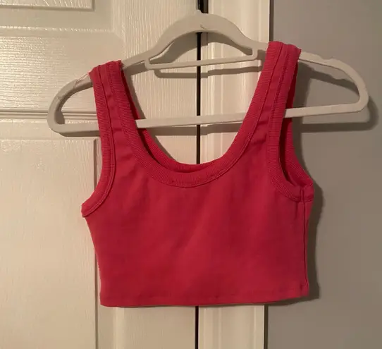 Signature 8 Hot Pink Crop Top