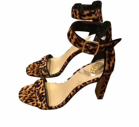 Vince Camuto 2x HP!  calf hair cheetah 6.5 sandal.