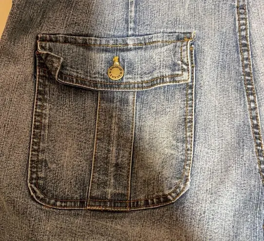 Zana Di Flat Front High Rise Denim Shorts 18