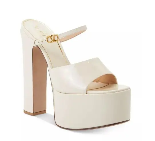 Valentino Garavani Patent High Heel Platform Slides, Size 41 New in Box $1,200