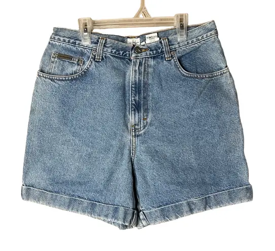 Calvin Klein Jeans Womens Size 12 Stone washed High Rise Cuffed 90s Denim Shorts