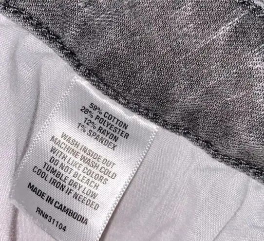 Wonderly grey girlfriend jeans size 12