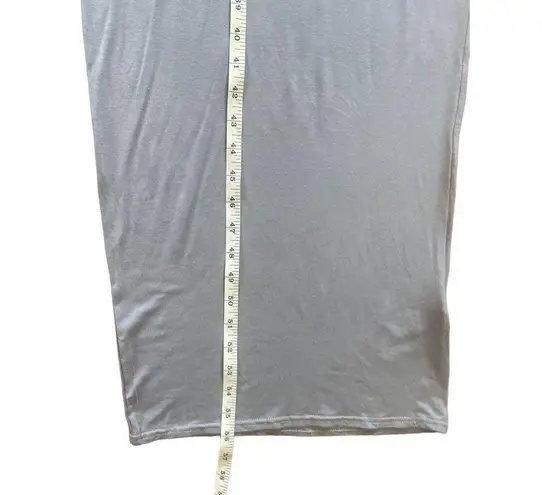 Missguided square neck blue gray maxi dress size 6 NWT